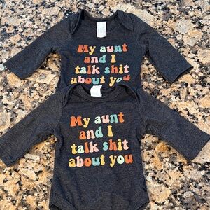 Funny Graphic Baby Onesies Twins